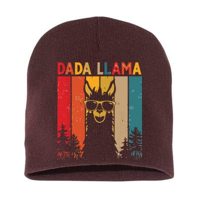 Dada Llama Lover Gift For Short Acrylic Beanie