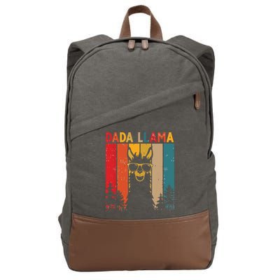 Dada Llama Lover Gift For Cotton Canvas Backpack