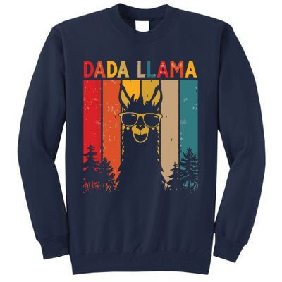 Dada Llama Lover Gift For Tall Sweatshirt