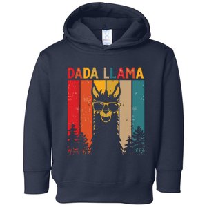 Dada Llama Lover Gift For Toddler Hoodie