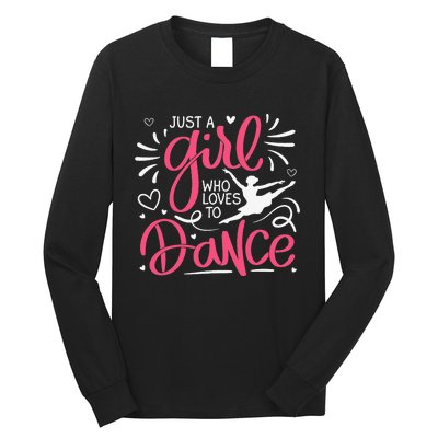 Dance Lover Loves Dance Dancing Dancer Long Sleeve Shirt