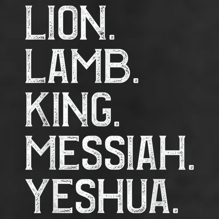 Distressed Lion Lamb King Messiah Yeshua Christian Bible Beanie