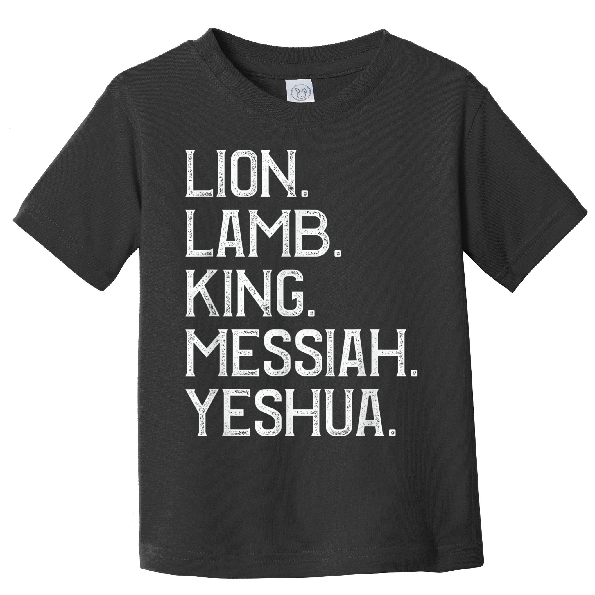 Distressed Lion Lamb King Messiah Yeshua Christian Bible Toddler T-Shirt