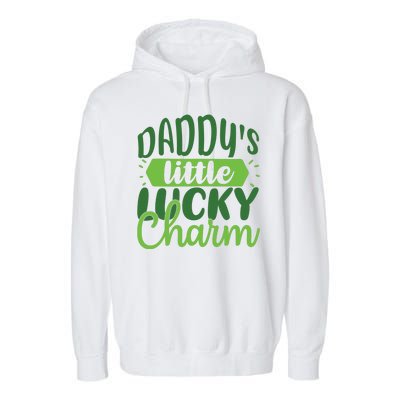 Daddy's Little Lucky Garment-Dyed Fleece Hoodie