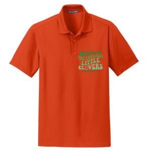 Delivering Luckiest Little Clovers St Patricks Day L And D Nurse Gift Dry Zone Grid Polo