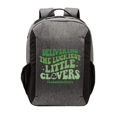 Delivering Luckiest Little Clovers St Patricks Day L And D Nurse Gift Vector Backpack