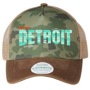 Detroit Latitude Longitude Legacy Tie Dye Trucker Hat