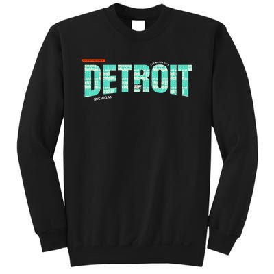 Detroit Latitude Longitude Sweatshirt