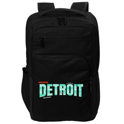 Detroit Latitude Longitude Impact Tech Backpack