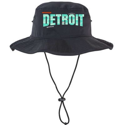 Detroit Latitude Longitude Bucket Hat