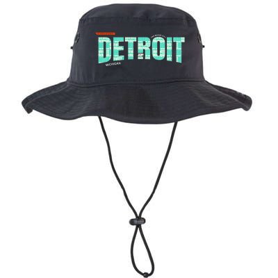 Detroit Latitude Longitude Legacy Cool Fit Booney Bucket Hat