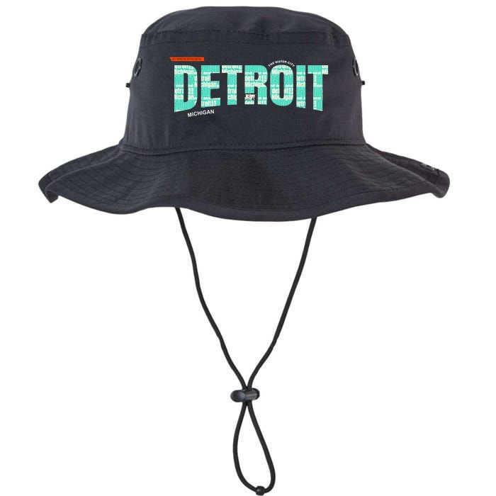 Detroit Latitude Longitude Legacy Cool Fit Booney Bucket Hat