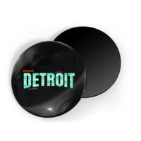 Detroit Latitude Longitude Magnet