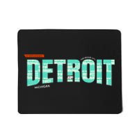 Detroit Latitude Longitude Mousepad