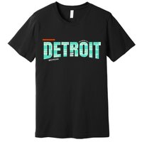Detroit Latitude Longitude Premium T-Shirt