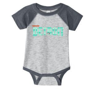 Detroit Latitude Longitude Infant Baby Jersey Bodysuit