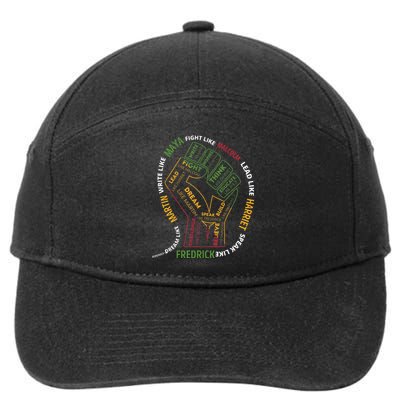 Dream Like Martin Lead Like Harriet Black History Month 7-Panel Snapback Hat