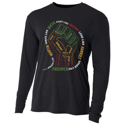 Dream Like Martin Lead Like Harriet Black History Month Cooling Performance Long Sleeve Crew