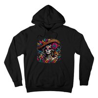 De Los Muertos La Catrina Day Of The Dead Sugar Skull Hoodie