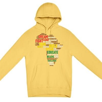 Dream Like Martin Black History Month African Celebration Premium Pullover Hoodie