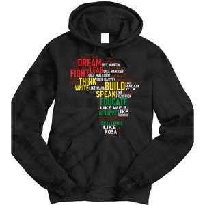 Dream Like Martin Black History Month African Celebration Tie Dye Hoodie