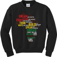 Dream Like Martin Black History Month African Celebration Kids Sweatshirt