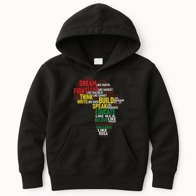 Dream Like Martin Black History Month African Celebration Kids Hoodie