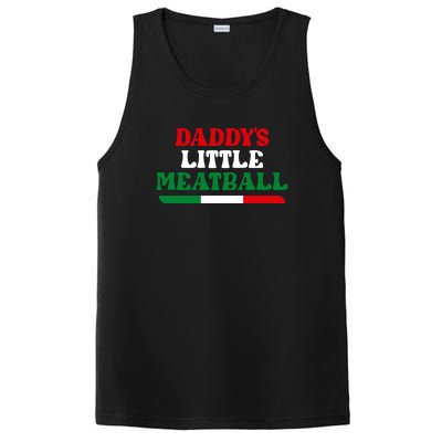 Daddys Little Meatball Daddy Joke PosiCharge Competitor Tank