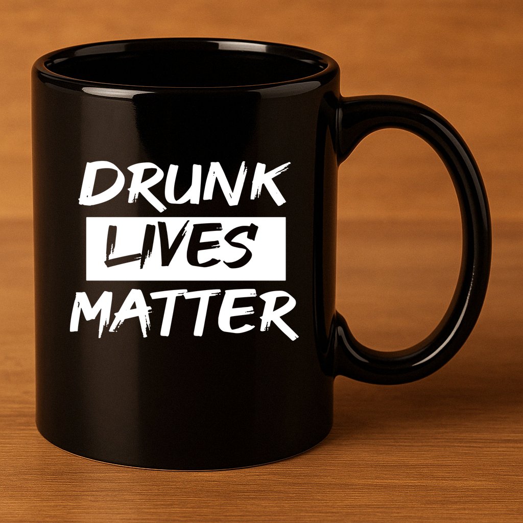 Drunk Lives Matter 11oz C Handle Ceramic Mug
