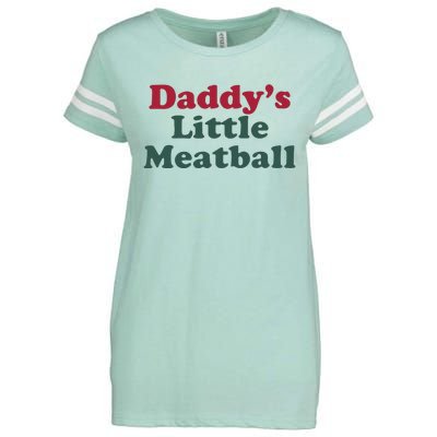 Daddy’s Little Meatball Enza Ladies Jersey Football T-Shirt