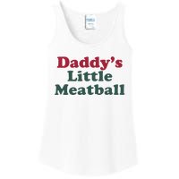 Daddy’s Little Meatball Ladies Essential Tank