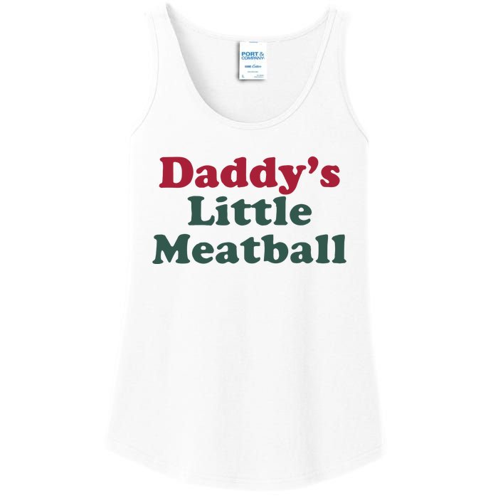 Daddy’s Little Meatball Ladies Essential Tank