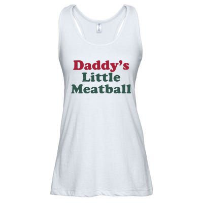 Daddy’s Little Meatball Ladies Essential Flowy Tank