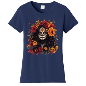 De Los Muertos La Catrina Day Of The Dead Sugar Skull Women Women's T-Shirt