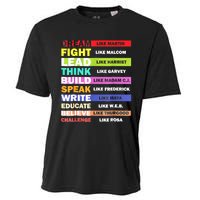 Dream Like Martin Leaders African Pride Black History Month Cooling Performance Crew T-Shirt