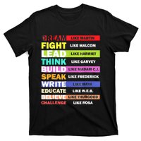 Dream Like Martin Leaders African Pride Black History Month T-Shirt