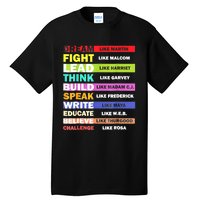 Dream Like Martin Leaders African Pride Black History Month Tall T-Shirt