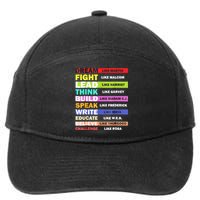 Dream Like Martin Leaders African Pride Black History Month 7-Panel Snapback Hat