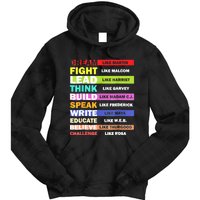 Dream Like Martin Leaders African Pride Black History Month Tie Dye Hoodie