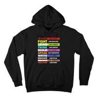 Dream Like Martin Leaders African Pride Black History Month Tall Hoodie