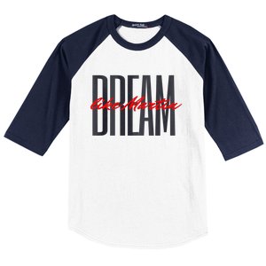 Dream Like Martin Mlk Day Celebration King Cultural Gift Baseball Sleeve Shirt