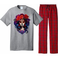 De Los Muertos La Catrina Day Of The Dead Sugar Skull Pajama Set