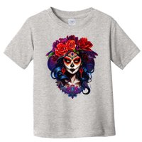 De Los Muertos La Catrina Day Of The Dead Sugar Skull Toddler T-Shirt