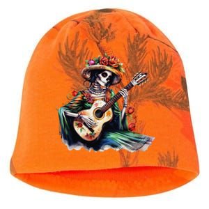 De Los Muertos La Catrina Day Of The Dead Sugar Skull Women Kati - Camo Knit Beanie