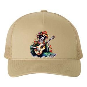 De Los Muertos La Catrina Day Of The Dead Sugar Skull Women Yupoong Adult 5-Panel Trucker Hat