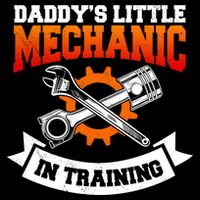 Daddy's Little Mechanic In Training Automotive Technician Cool Gift T-Shirt