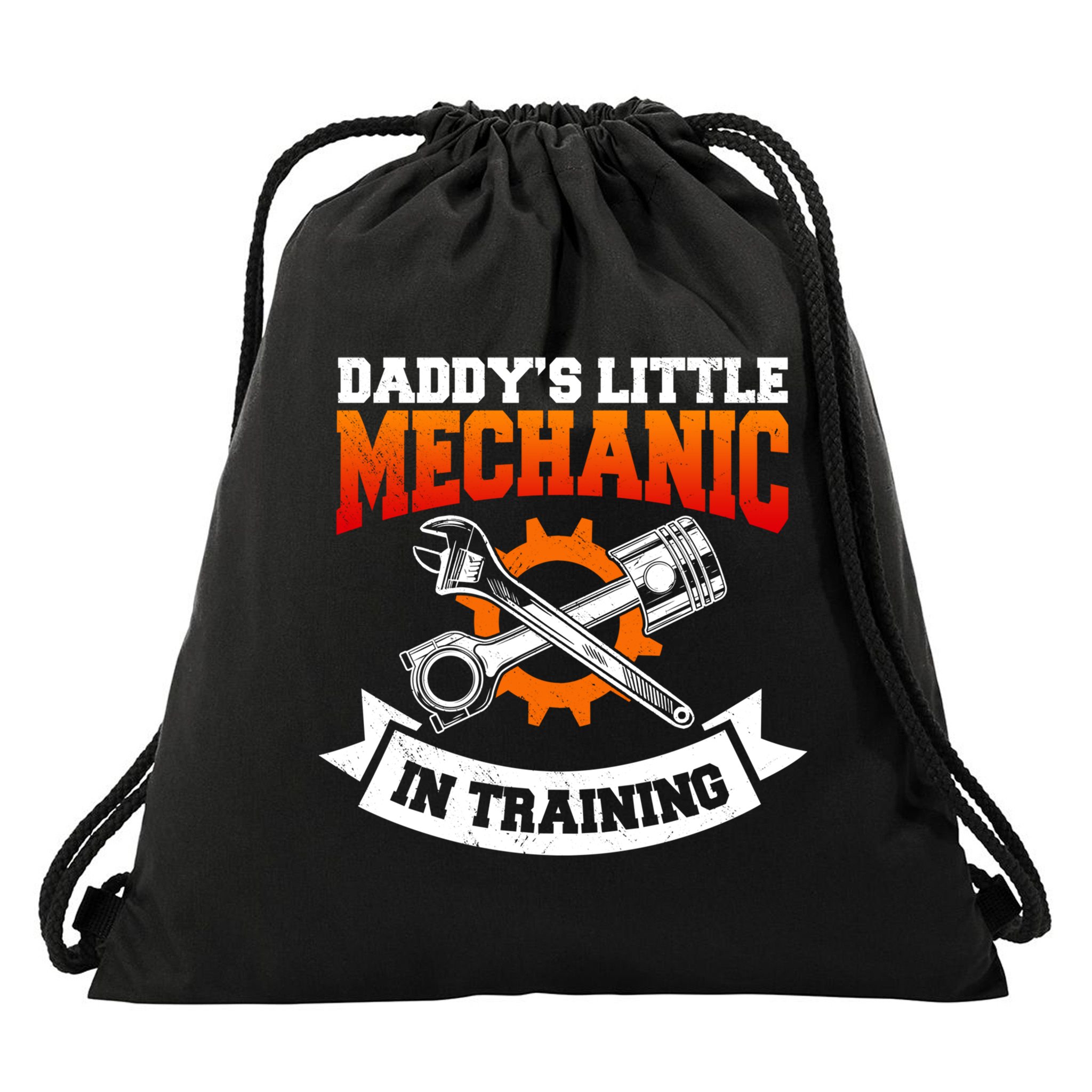 Daddy's Little Mechanic In Training Automotive Technician Cool Gift Drawstring Bag