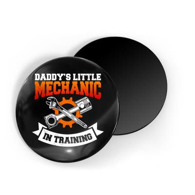 Daddy's Little Mechanic In Training Automotive Technician Cool Gift Magnet