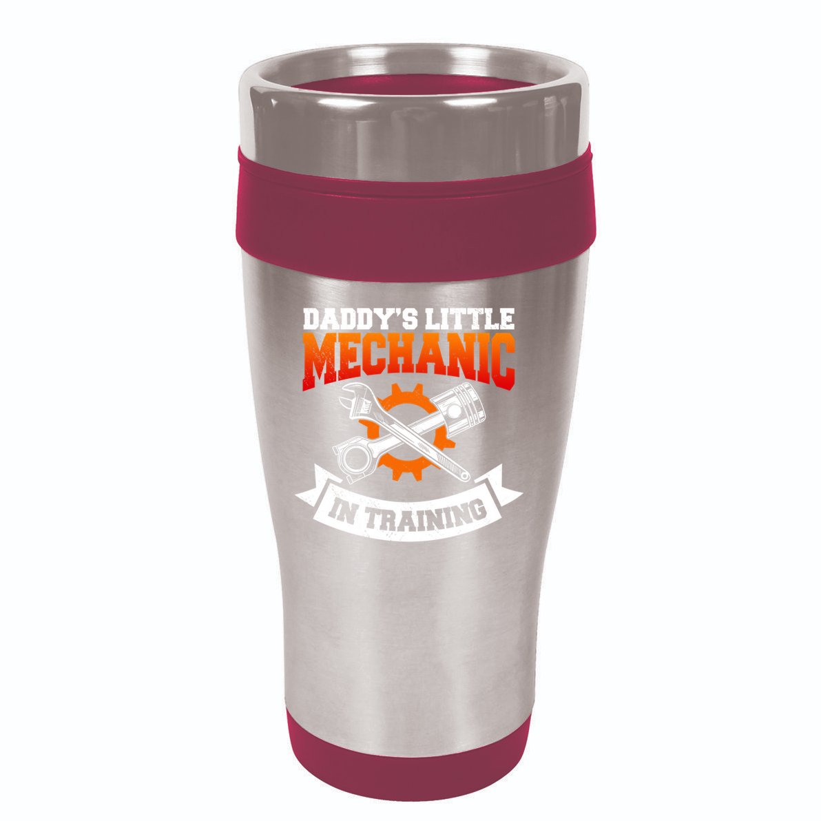 Daddy's Little Mechanic In Training Automotive Technician Cool Gift 16oz Travel Tumbler