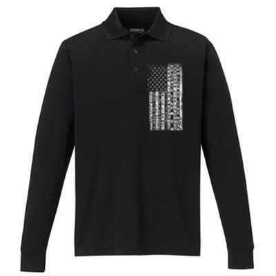 Dream Like My Black Leaders Gift A For Black History Pride Great Gift Performance Long Sleeve Polo